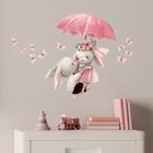 Sipo, naklejki na ścianę do pokoju dziecięcego, Króliczki pod parasolem