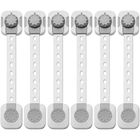 Sipo, zestaw zabezpieczeń do szaf i szuflad z funkcją smart lock, 6 szt.