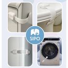 Sipo, zestaw zabezpieczeń do szaf i szuflad z podwójnym przyciskiem i regulacją, 6 szt.