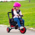 Smart Trike, składany rowerek dziecięcy z funkacją wózka, 8w1, STR7, czerwony
