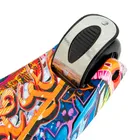 Smiki, 3-kołowa hulajnoga ze świecącymi kołami LED, graffiti