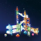 Smiki, Bloxnetic, podświetlane klocki magnetyczne, 85 elementów