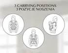 Smiki, KeepMeClose, nosidło ergonomiczne, szare