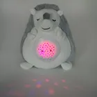 Smiki, Little Dreamer, Śpiący jeżyk, pluszowy projektor z muzyką i światłem, szary
