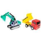 Smiki, Mini Dump & Shovel, wywrotka z koparką, pojazd