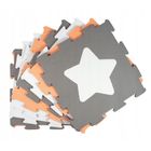 Smily Play, mata piankowa, szaro-pomarańczowa