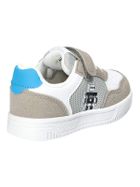 Sneakersy chłopięce, szare, skórzana wkładka, American Club
