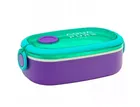 Śniadaniówka Aqua Pure ze sztućcami - mint/lavender