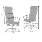 Sofotel, Sydney, fotel biurowy, jasny szary