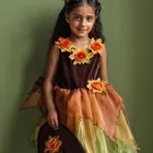 Souza! Czarownica Sabrina, strój dla dzieci z kapeluszem, 5-7 lat