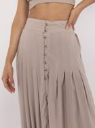 Spódnica damska, beżowa, Sublevel