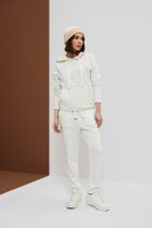 Spodnie dresowe damskie, białe, Moodo