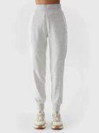 Spodnie dresowe damskie, szare, 4F