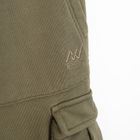 Spodnie dresowe khaki cargo regular NOWEAR
