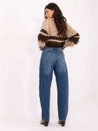 Spodnie jeansowe damskie, balloon, niebieskie, Sublevel