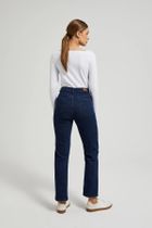 Spodnie jeansowe damskie, granatowe, Moodo