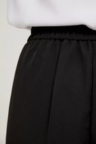 Spodnie materiałowe damskie, czarne, Moodo