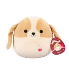 Squishmallows, Adela, brązowo biały pies, maskotka, 30 cm