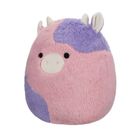 Squishmallows, Fuzzamallows, Patty, Pink and Purple Cow, fioletowo-różowa krowa, maskotka, 30 cm