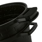 Starke, Brick Marble, garnek do gotowania na parze + nakładki silikonowe, 6.3l