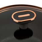 Starke Pro, Texture Grey, zestaw garnków z pokrywką i patelnia, 10 elementów