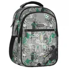 Starpak, plecak szkolny, 2-komorowy, Football Grey Green