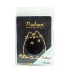 St.Majewski, Pusheen, notes pluszowy, czarny, linia, A5, 96k