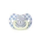 Suavinex, SX Pro, Wild & Free, smoczek fizjologiczny, niebieski, świecący, 0-6 m, 2 szt.