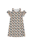 Sukienka damska, biała, Moodo