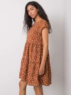 Sukienka damska, brązowa, Factory Price