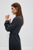 Sukienka damska, czarna, Moodo