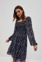 Sukienka damska, granatowa, Moodo