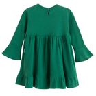 Sukienka dziewczęca z długim rękawem, zielona, Nicol