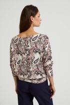 Sweter damski, beżowy, Moodo