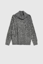 Sweter damski, czarny, Moodo