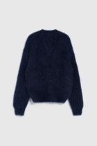 Sweter damski, granatowy, Moodo