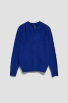 Sweter damski, niebieski, Moodo