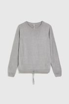 Sweter damski, szary, Moodo