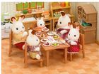 Sylvanian Families, zestaw do jadalni, stół i krzesła, 4506