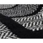 Szalik męski, czarno-szary, Peterson