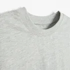 Szara koszulka basic z bawełny czesanej NOWEAR