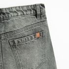 Szare bermudy jeansowe z regulacją Cool Club