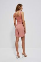 Szorty damskie, koralowe, Moodo