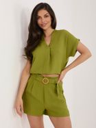 Szorty damskie, zielone, Sublevel