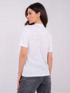 T-shirt damski, biały, Sublevel