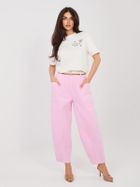 T-shirt damski, biały, Sublevel