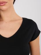 T-shirt damski, czarny, Sublevel