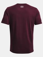 T-shirt męski, bordowy, Under Armour