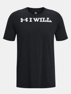 T-shirt męski, czarny, Under Armour