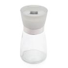 Tadar, szklany młynek ręczny do soli i pieprzu, szary, 170 ml